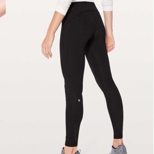 Lululemon Fast As Fleece Tight Leggings Black 2